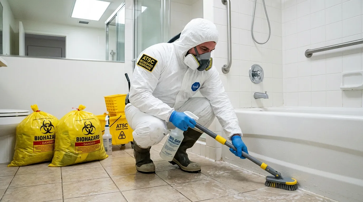 Decontamination equipment deployed for Blood Cleanup in Saratoga